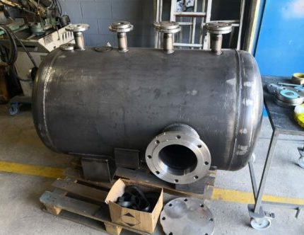 Cuve 500L 15bars 190°C Véolia centrale de traitement des eaux