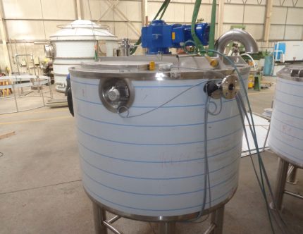 Cuve alimentaire agitation + thermo régulation