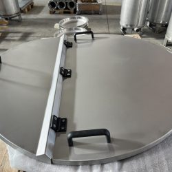 Couvercle inox sur mesure pour stockage cosmétique